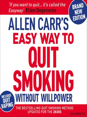 cover image of Allen Carr's Easy Way to Quit Smoking Without Willpower